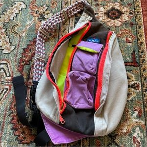 Kavu rope bag — colorblock *rare*